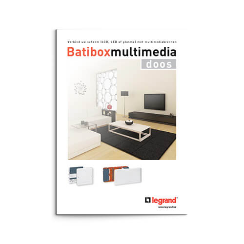 Cover Brochure Batibox inbouwdoos voor multimedia