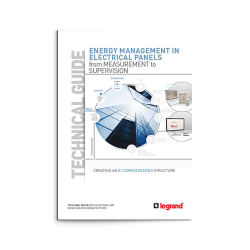 Cover Brochure Energy management in electrical panels from measurement to supervision