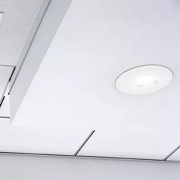 X-light 360 montage in het plafond zonder signalisatiebord